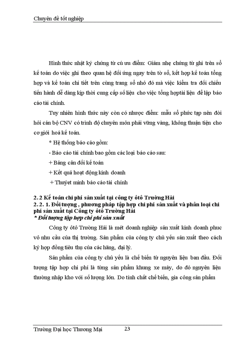 image for page Hoàn thiện phương pháp kế toán chi phí sản xuất tại công ty ôtô Trường Hải trong điều kiện vận dụng hệ thống chuẩn mực kế toán 1