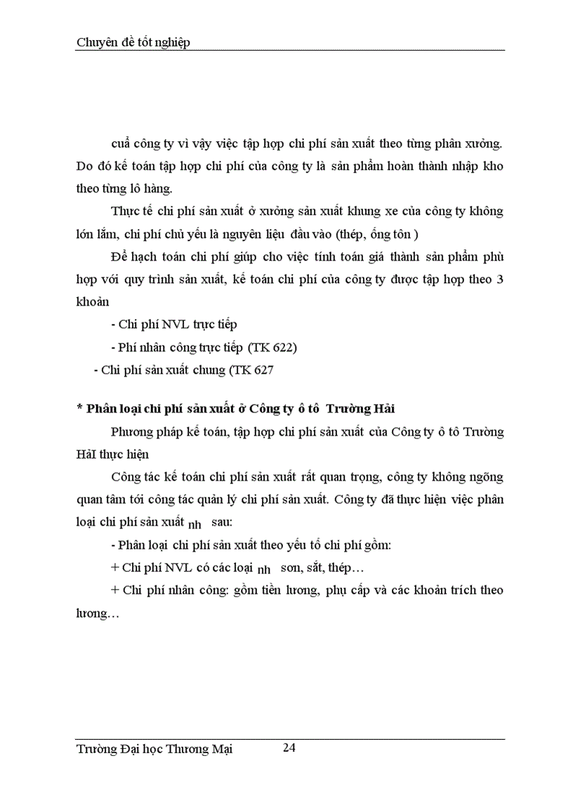 image for page Hoàn thiện phương pháp kế toán chi phí sản xuất tại công ty ôtô Trường Hải trong điều kiện vận dụng hệ thống chuẩn mực kế toán 1