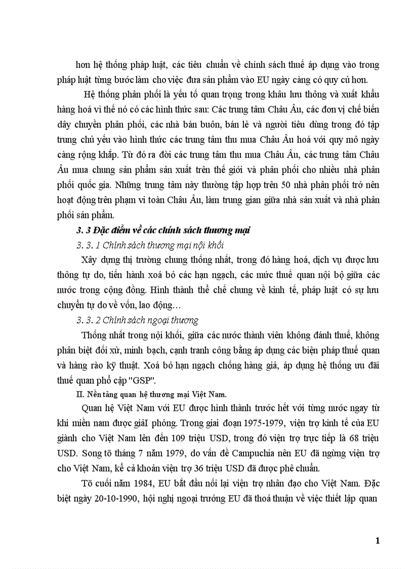 image for page Một số giải pháp thúc đẩy hoạt động xuất khẩu hàng hoá của Việt Nam sang thị trường EU giai đoạn 2001 2010