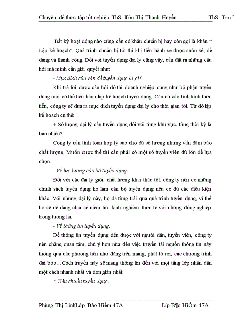 image for page Thực trạng công tác tuyển dụng và đào tạo đại lý tại Bảo Việt Nhân Thọ Hà Nội 1