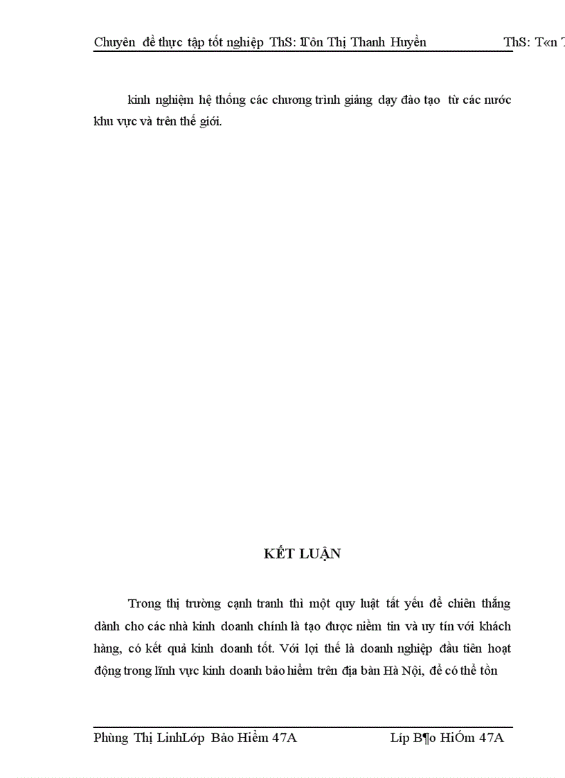 image for page Thực trạng công tác tuyển dụng và đào tạo đại lý tại Bảo Việt Nhân Thọ Hà Nội 1