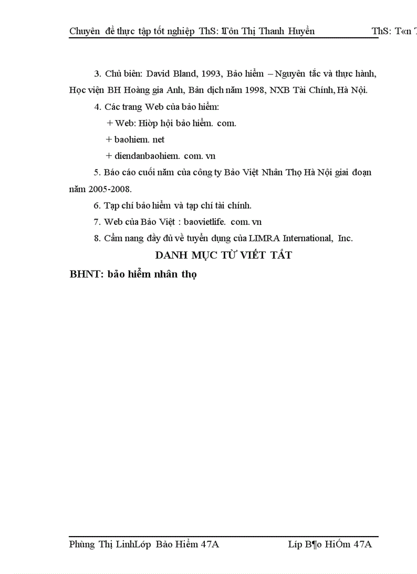image for page Thực trạng công tác tuyển dụng và đào tạo đại lý tại Bảo Việt Nhân Thọ Hà Nội 1