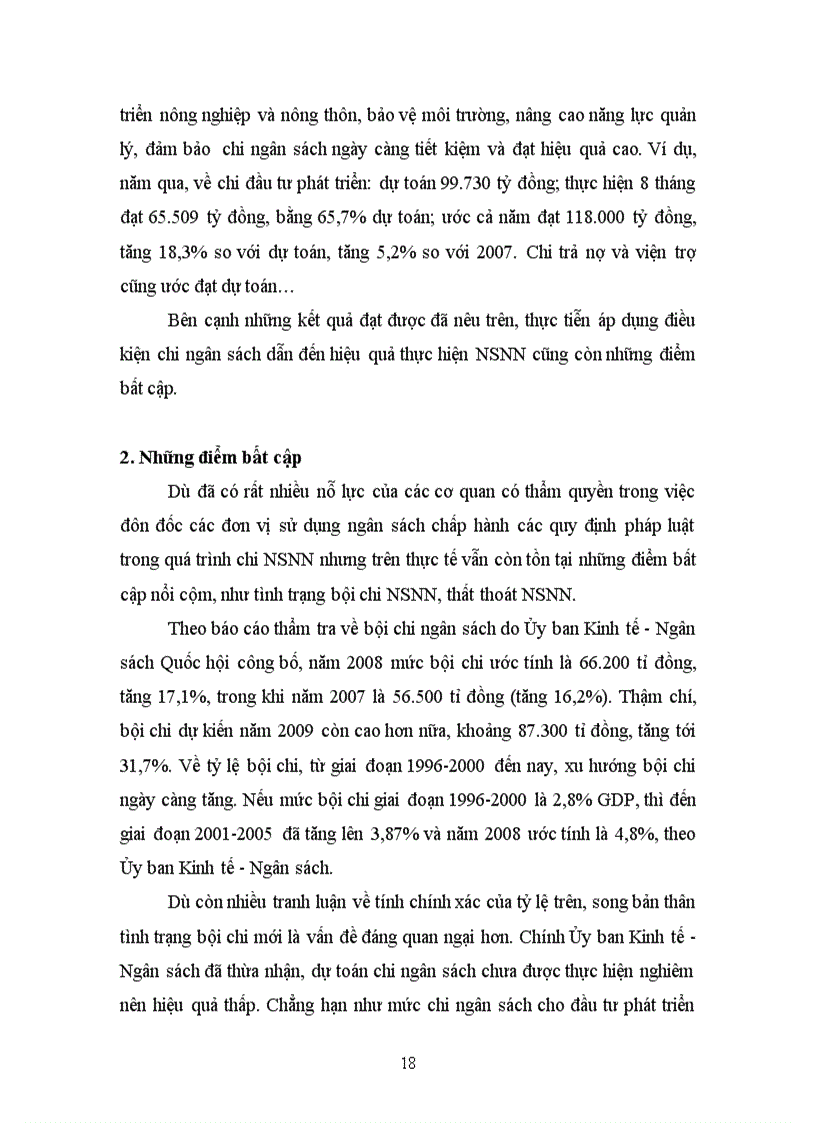 image for page Thực tiễn áp dụng các điều kiện chi ngân sách nhà nước