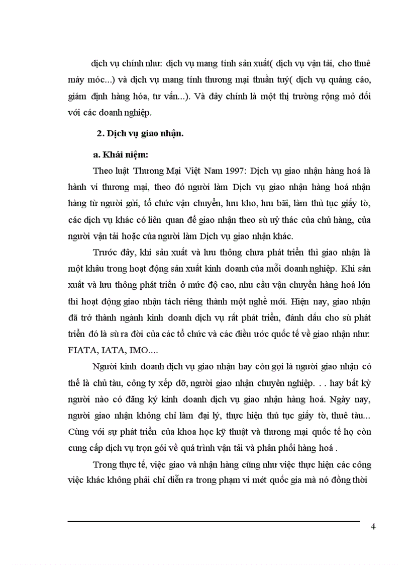 image for page Tình hình hoạt động kinh doanh dịch vụ giao nhận kho vận tại Vietrans