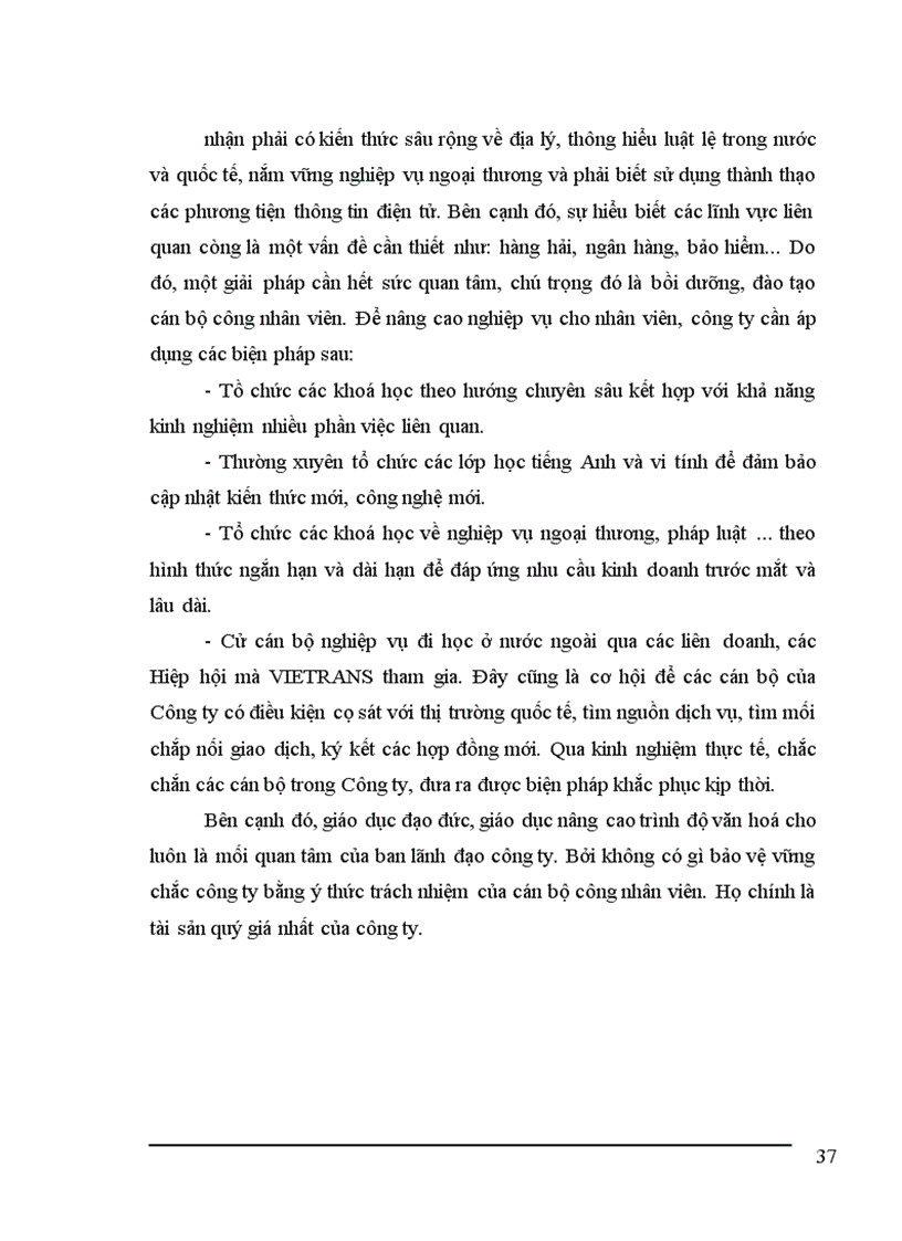 image for page Tình hình hoạt động kinh doanh dịch vụ giao nhận kho vận tại Vietrans