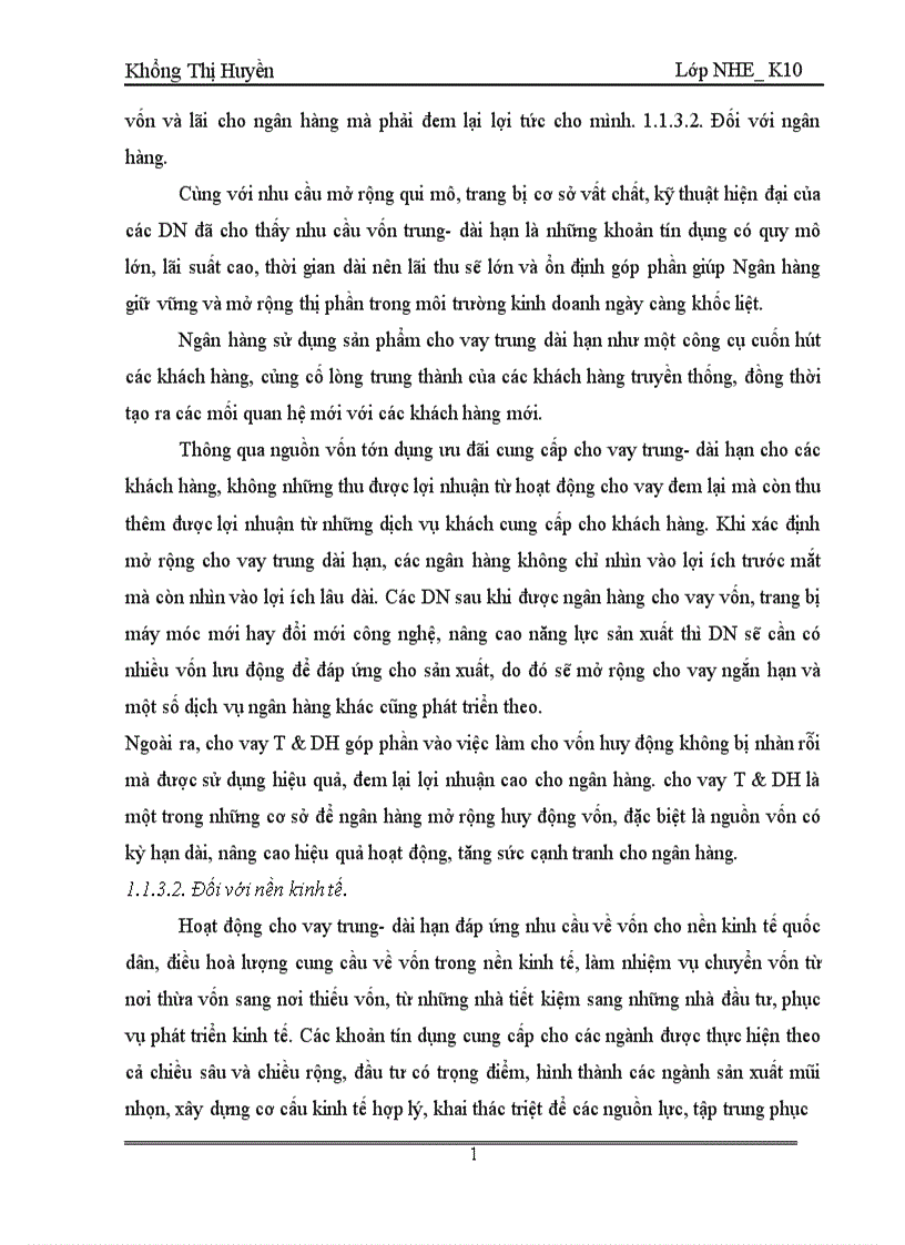 image for page Giải pháp nâng cao chất lượng cho vay trung và dài hạn tại ngân hàng đầu tư và phát triển việt nam chi nhánh hai bà trưng 1