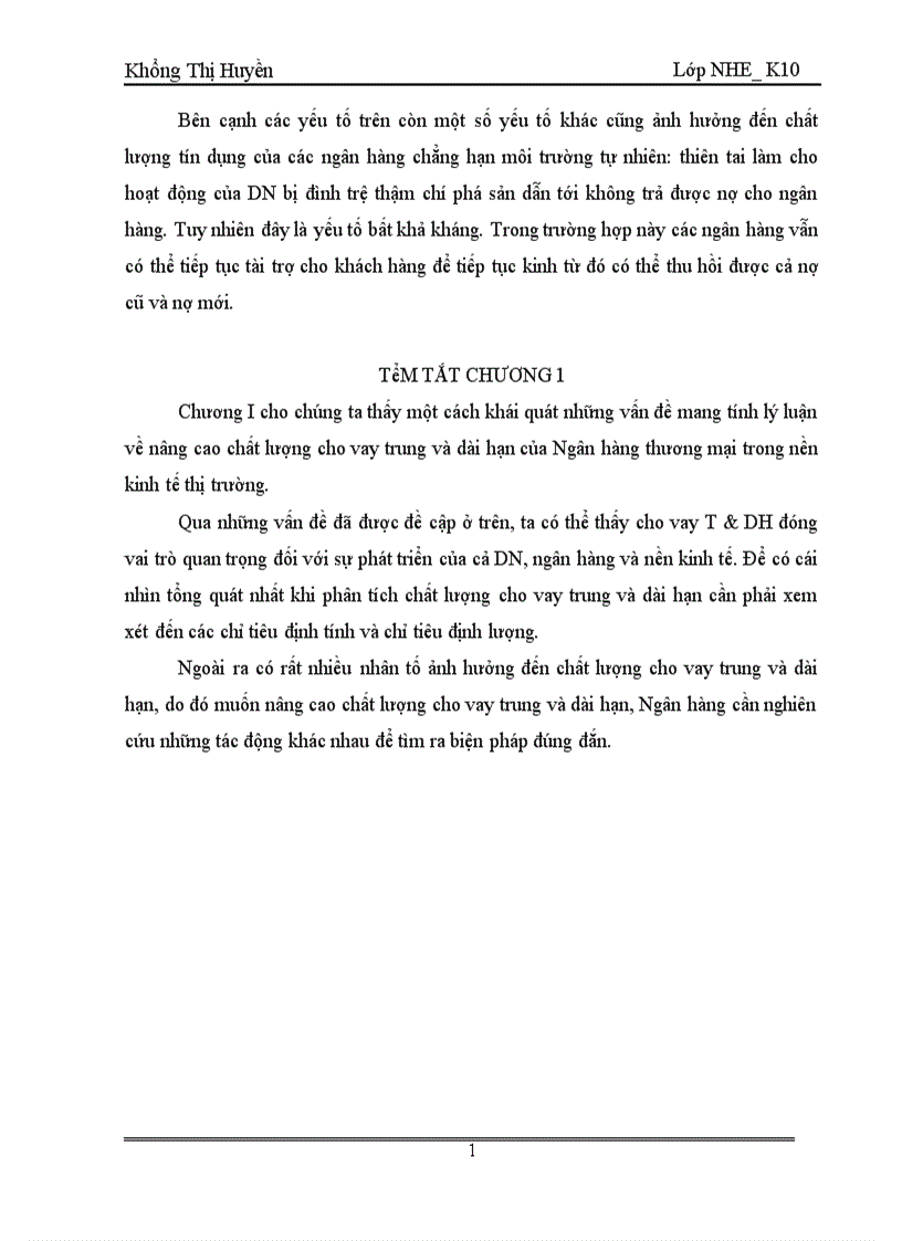 image for page Giải pháp nâng cao chất lượng cho vay trung và dài hạn tại ngân hàng đầu tư và phát triển việt nam chi nhánh hai bà trưng 1