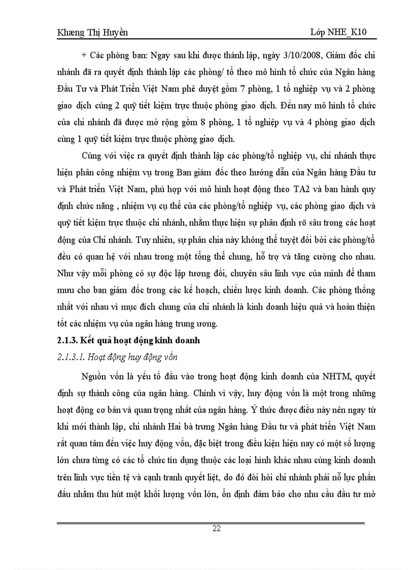 image for page Giải pháp nâng cao chất lượng cho vay trung và dài hạn tại ngân hàng đầu tư và phát triển việt nam chi nhánh hai bà trưng 1