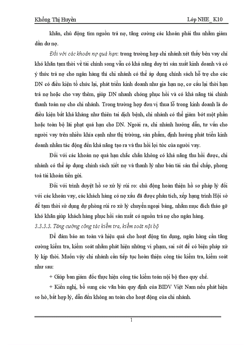 image for page Giải pháp nâng cao chất lượng cho vay trung và dài hạn tại ngân hàng đầu tư và phát triển việt nam chi nhánh hai bà trưng 1