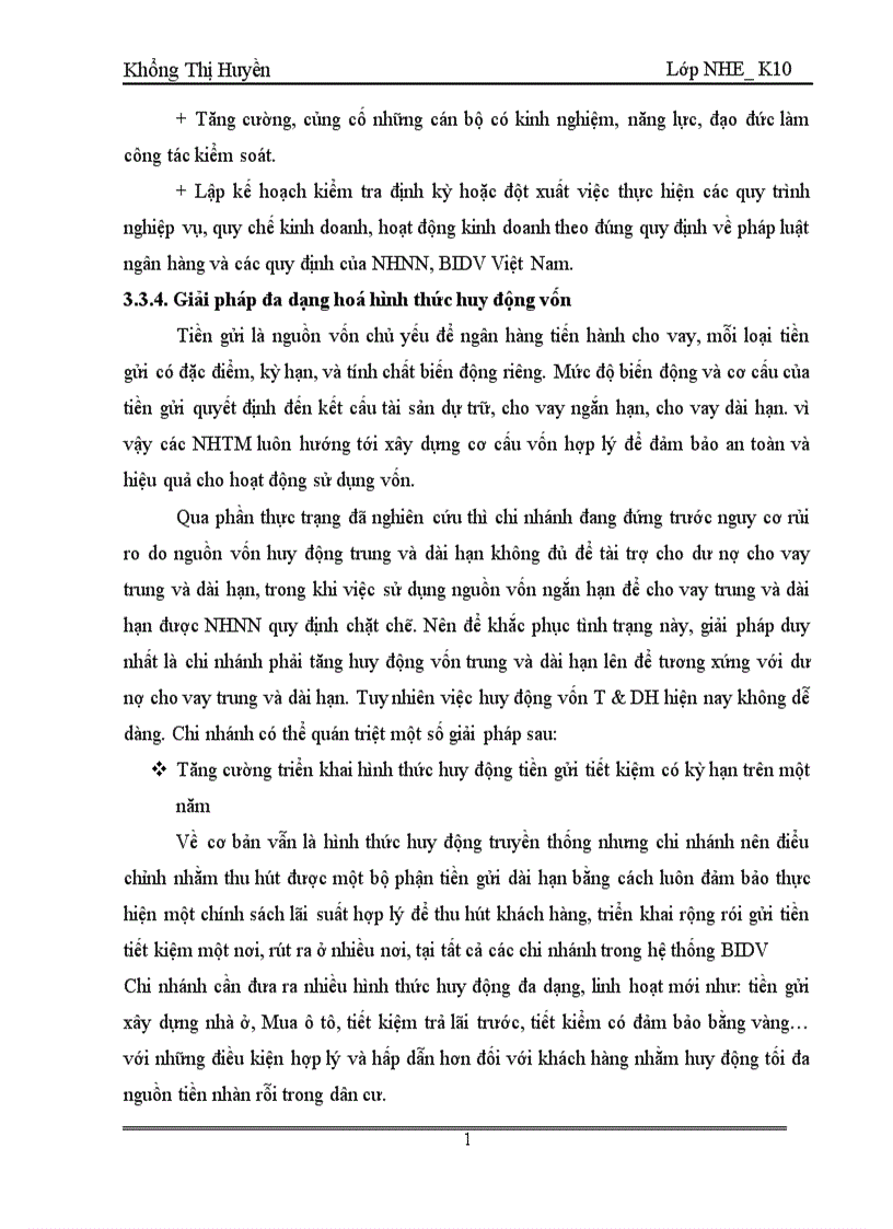 image for page Giải pháp nâng cao chất lượng cho vay trung và dài hạn tại ngân hàng đầu tư và phát triển việt nam chi nhánh hai bà trưng 1
