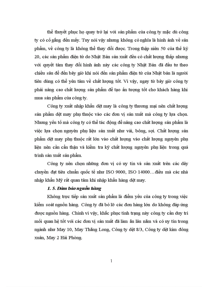 image for page Giải pháp đẩy mạnh xuất khẩu hàng dệt may của Công ty XNK dệt may sang thị trường Mỹ