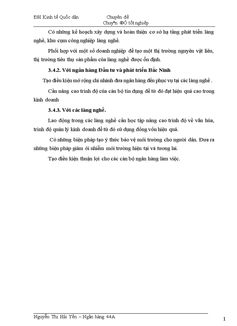 image for page Mở rộng tín dụng phát triển làng nghề tại chi nhánh Ngân hàng Đầu tư và Phát triển Bắc Ninh 1