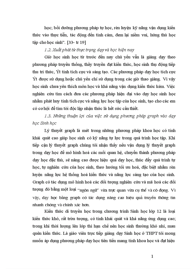 image for page Sử dụng phương pháp Graph để dạy học phần di truyền học sinh học lớp 12 THPT 1