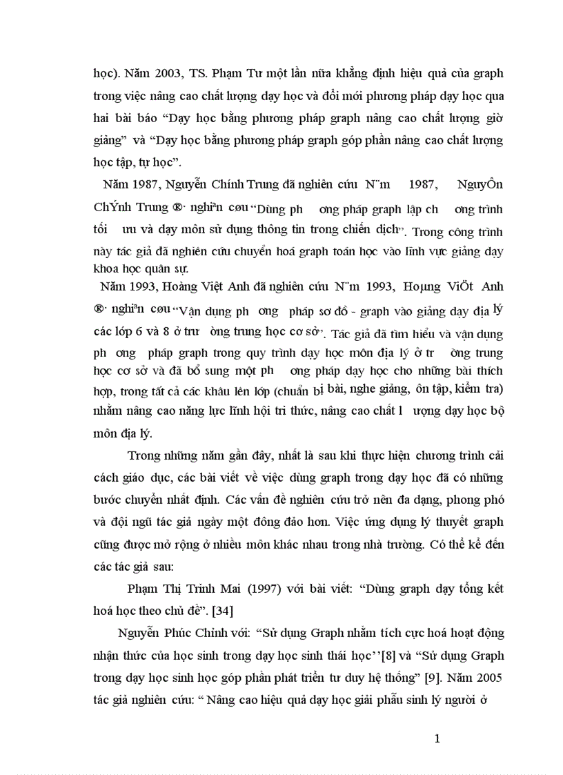 image for page Sử dụng phương pháp Graph để dạy học phần di truyền học sinh học lớp 12 THPT 1