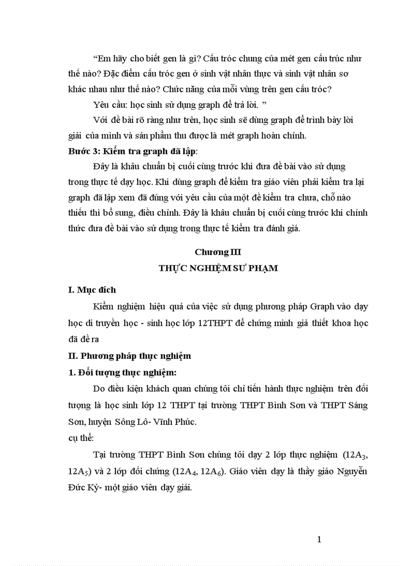 image for page Sử dụng phương pháp Graph để dạy học phần di truyền học sinh học lớp 12 THPT 1