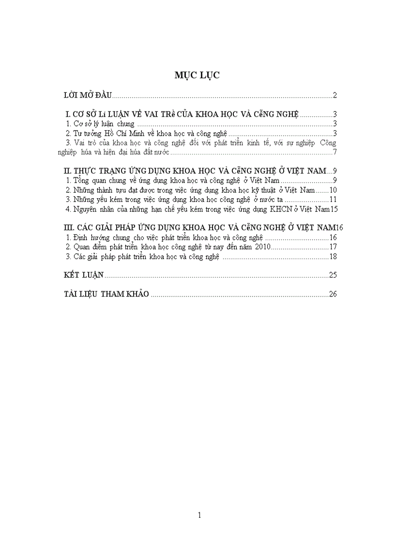 image for page Vai trò của khoa học và công nghệ đối với quá trình công nghiệp hóa hiện đại hóa ở Việt Nam