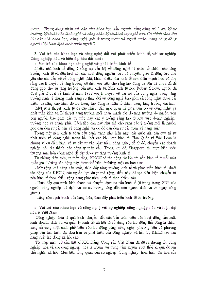 image for page Vai trò của khoa học và công nghệ đối với quá trình công nghiệp hóa hiện đại hóa ở Việt Nam