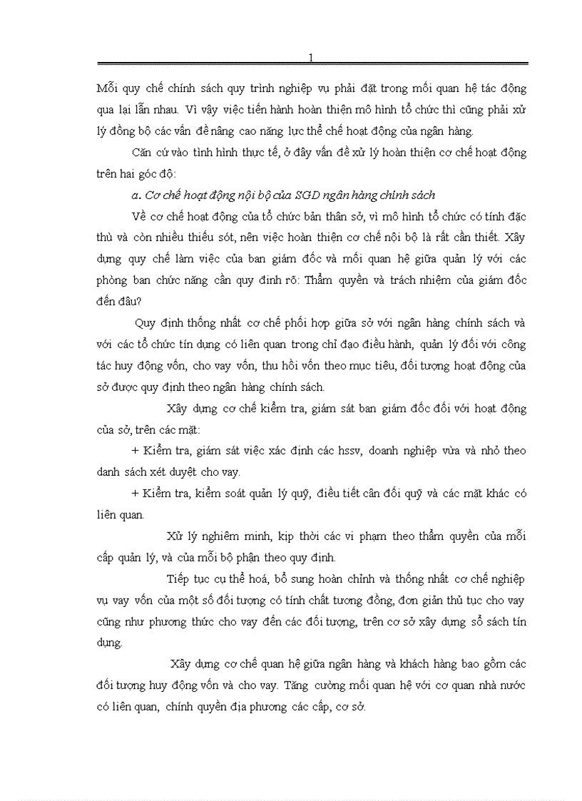 image for page Giải pháp nâng cao chất lượng tín dụng tại Sở giao dịch ngân hàng chính sách xã hội 1