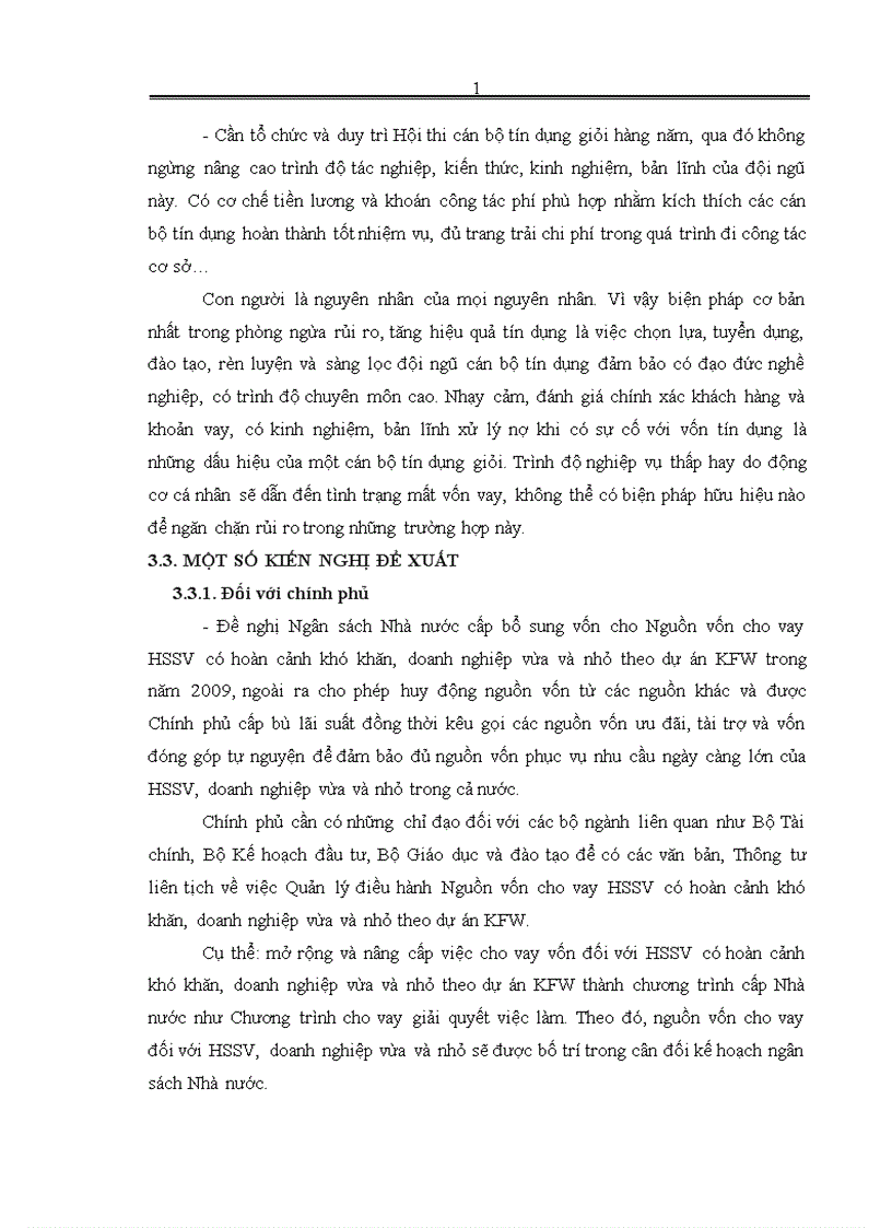 image for page Giải pháp nâng cao chất lượng tín dụng tại Sở giao dịch ngân hàng chính sách xã hội 1