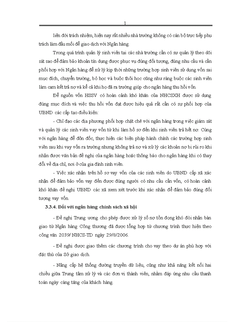 image for page Giải pháp nâng cao chất lượng tín dụng tại Sở giao dịch ngân hàng chính sách xã hội 1