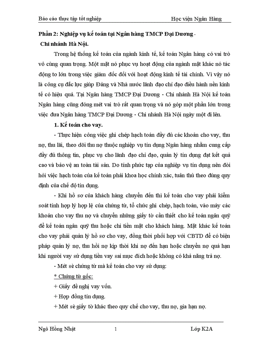 image for page Báo cáo thực tập tốt nghiệp tại Ngân hàng TMCP Đại Dương Chi nhánh Hà Nội