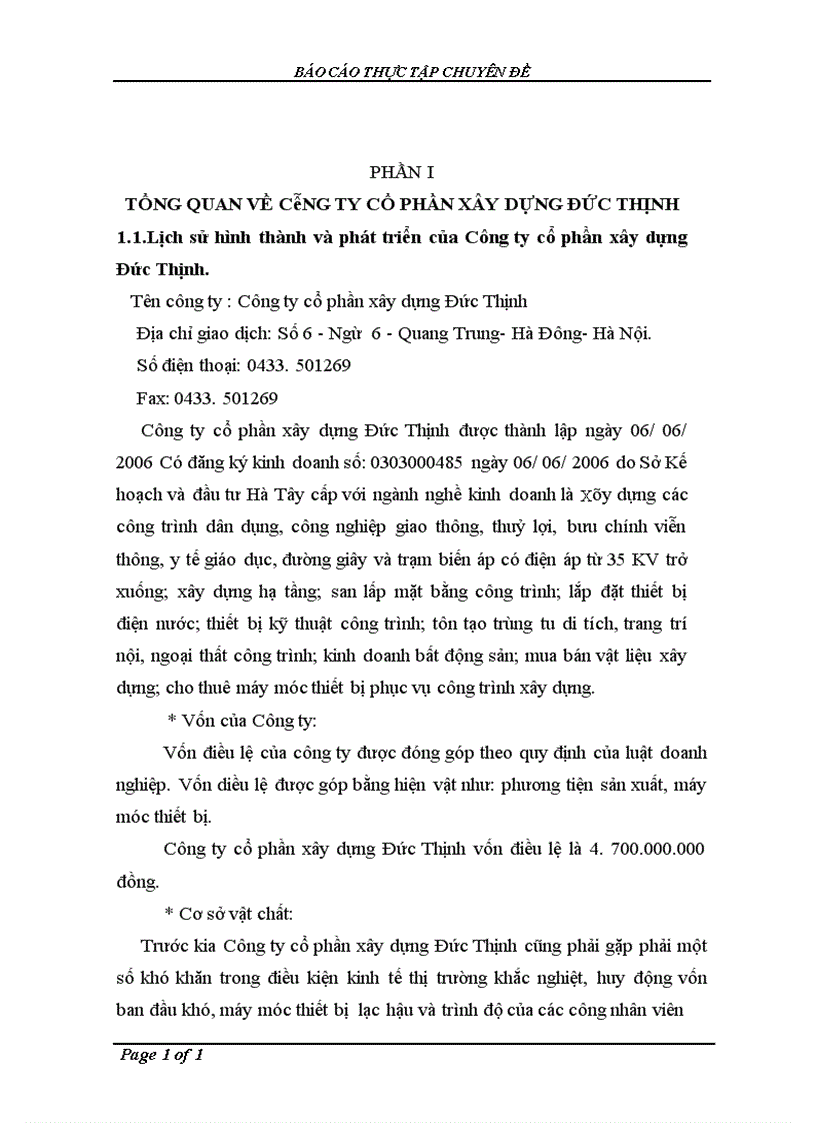 image for page Kế toán tiền lương và các khoản trích theo lương tại Công ty cổ phần xây dựng Đức Thịnh 1