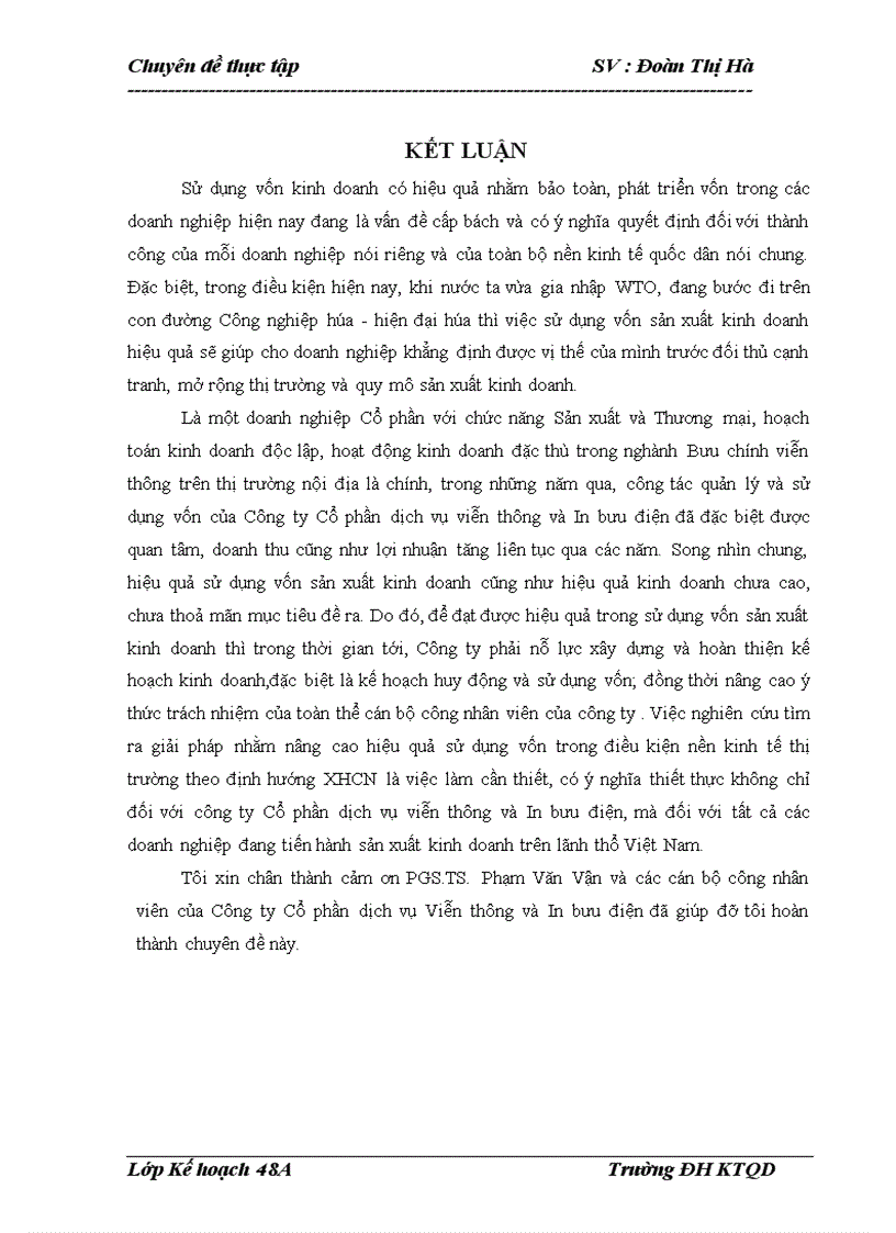 image for page Nâng cao hiệu quả sử dụng vốn sản xuất kinh doanh tại Công ty Cổ phần dịch vụ viễn thông và In bưu điện 1