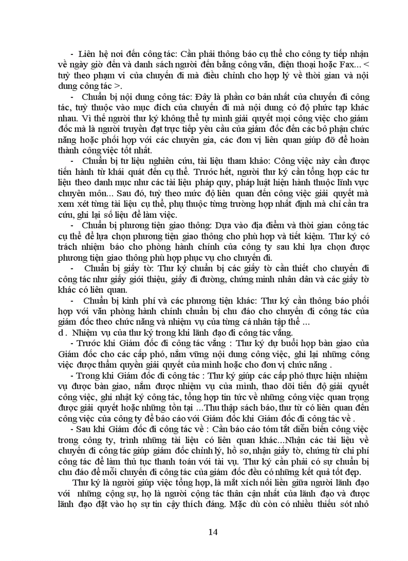 image for page Tình hình thực tế của công ty nói chung và công tác thư ký văn thư lưu trữ nói riêng 1