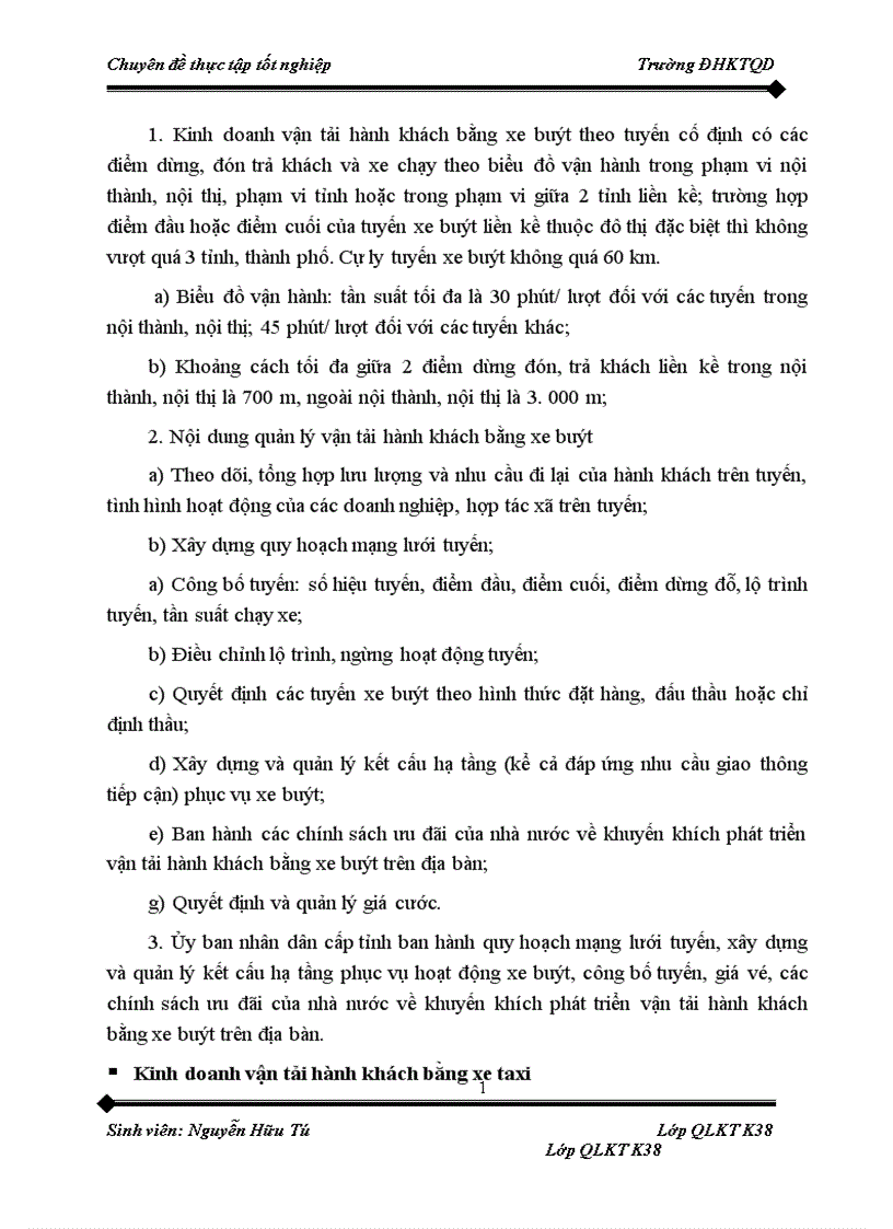 image for page Nâng cao công tác quản lý chất lượng và dịch vụ vận chuyển hành khách của công ty cổ phần Hoàng Hà tại Thành phố Thái Bình