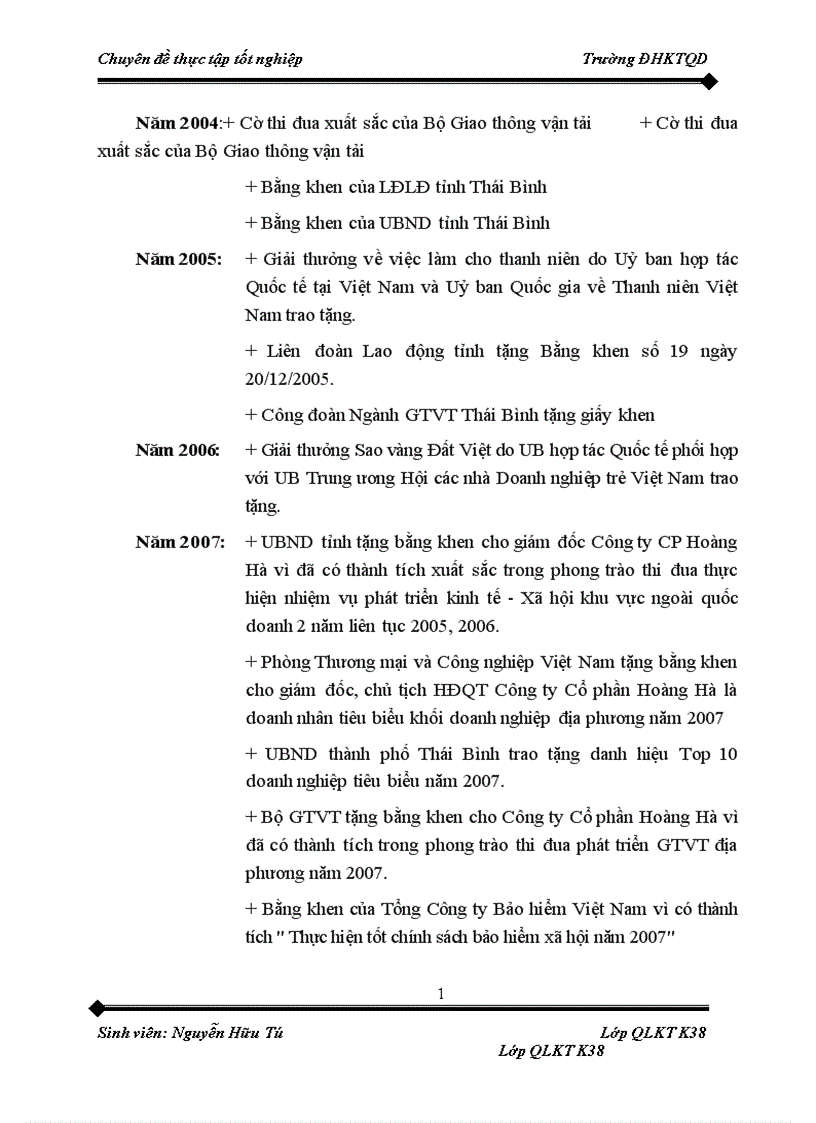 image for page Nâng cao công tác quản lý chất lượng và dịch vụ vận chuyển hành khách của công ty cổ phần Hoàng Hà tại Thành phố Thái Bình