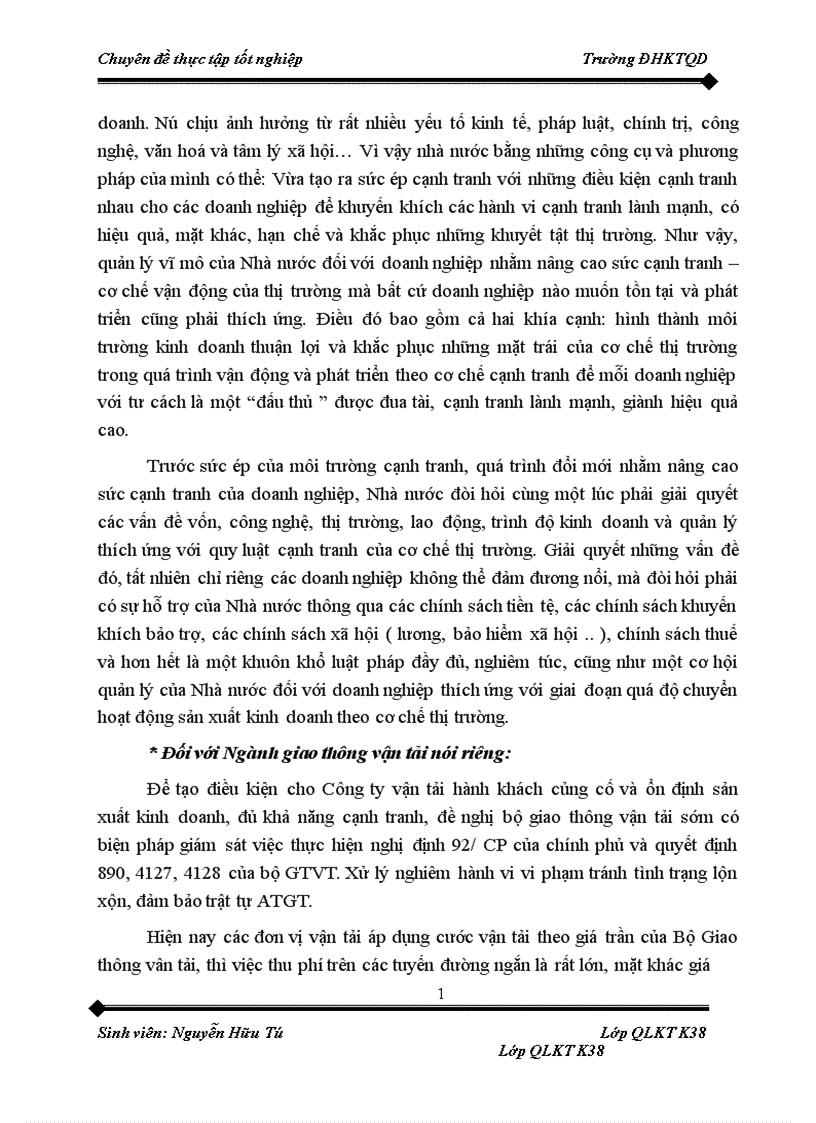 image for page Nâng cao công tác quản lý chất lượng và dịch vụ vận chuyển hành khách của công ty cổ phần Hoàng Hà tại Thành phố Thái Bình