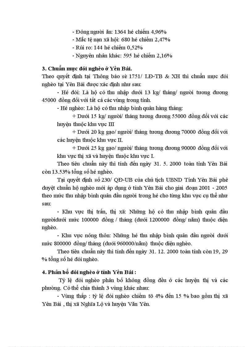 image for page Một số giải pháp nhằm đẩy mạnh chương trình xoá đói giảm nghèo tại tỉnh Yên Bái