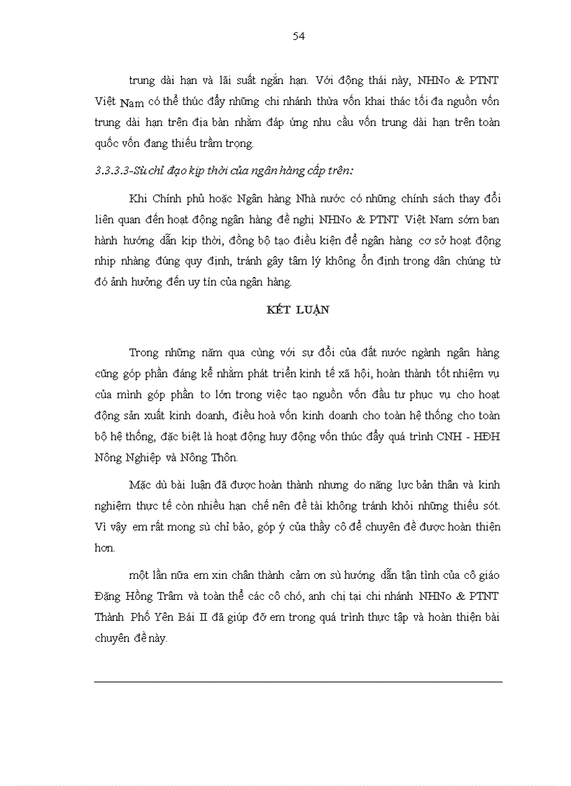 image for page Một số giải pháp nhằm nâng cao hiệu quả hoạt động huy động vốn tại Ngân hàng Nông nghiệp và Phát triển nông thôn Thành phố Yên Bái II