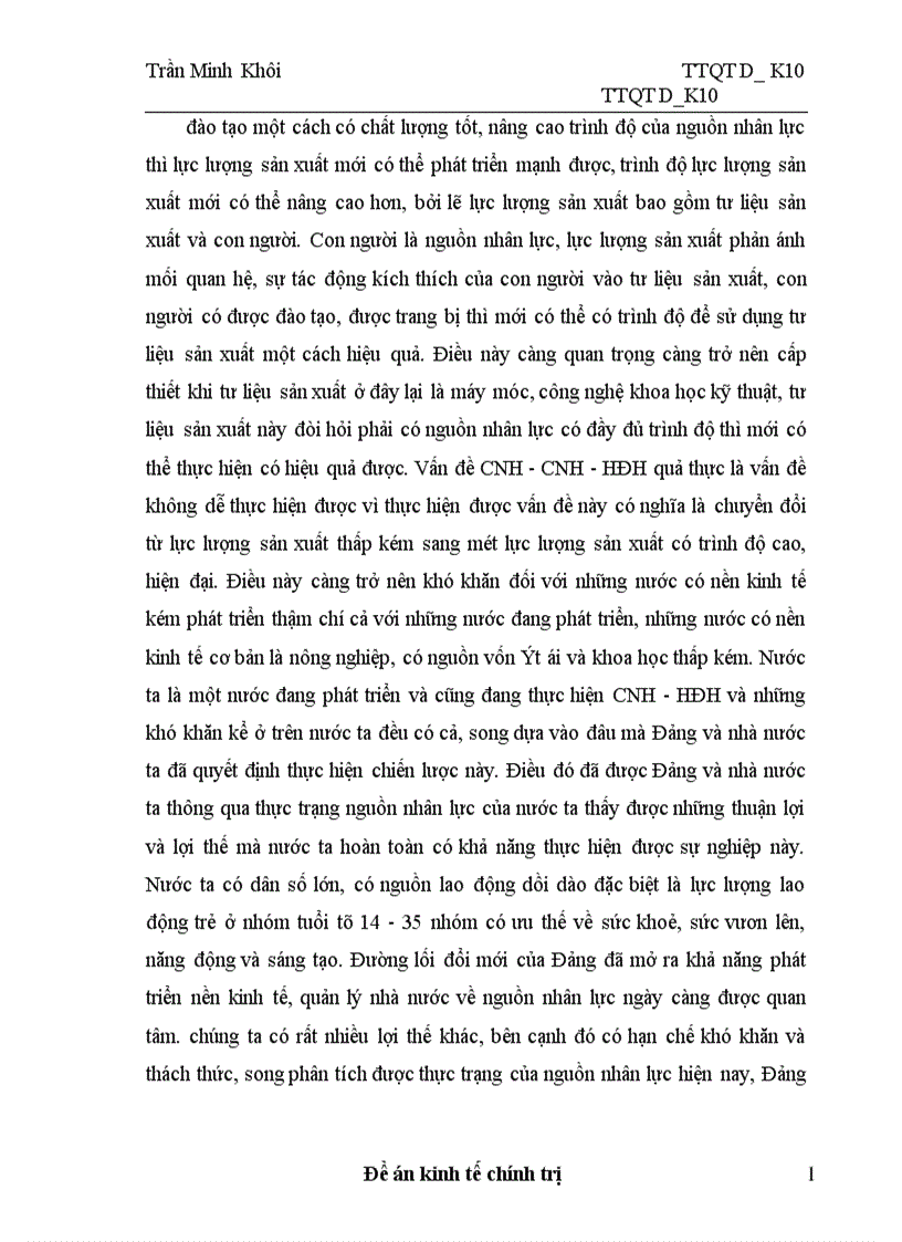image for page Thực trạng và giải pháp để nâng cao hiệu quả của đào tạo và sử dụng nguồn nhân lực phục vụ cho sự nghiệp công nghiệp hoá hiện đại hoá ở Việt Nam 1