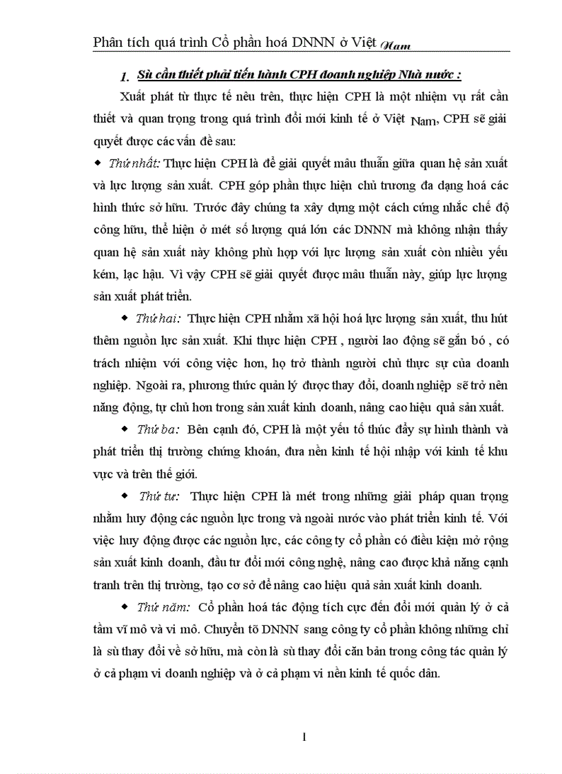 image for page Phân tích quá trình Cổ phần hoá DNNN ở Việt Nam 1