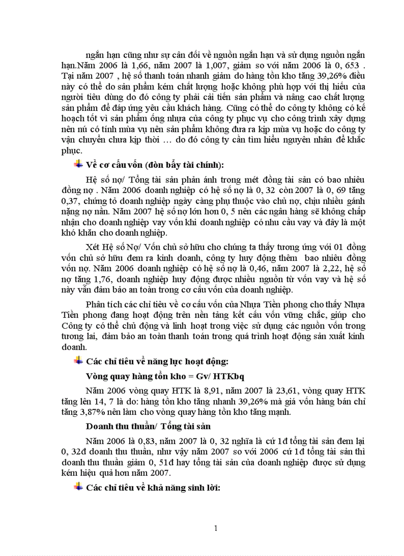 image for page Phân tích tình hình thực hiện kết quả kinh doanh và tài chính của công ty cổ phần nhựa thiếu niên Tiền Phong