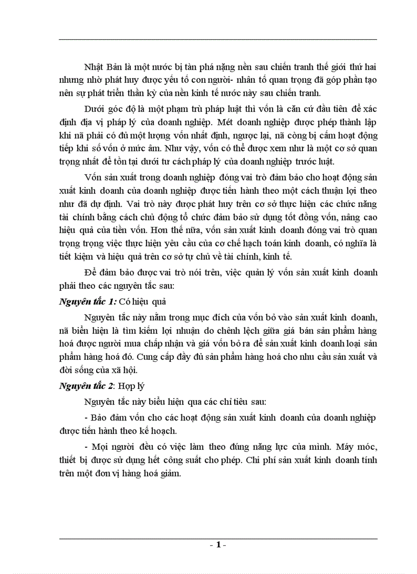 image for page Một số biện pháp nhằm nâng cao hiệu quả quản lý và sử dụng vốn sản xuất kinh doanh ở Nhà máy cơ khí Quang Trung 1