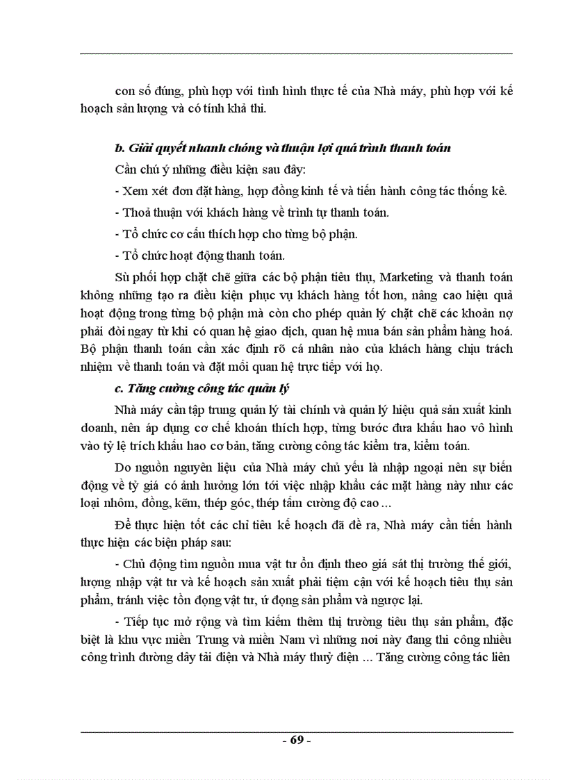 image for page Một số biện pháp nhằm nâng cao hiệu quả quản lý và sử dụng vốn sản xuất kinh doanh ở Nhà máy cơ khí Quang Trung 1