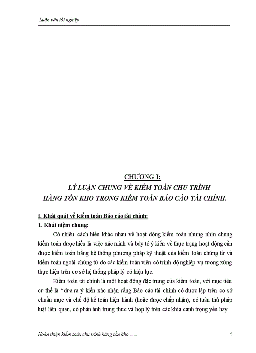 image for page Hoàn thiện kiểm toán chu trình hàng tồn kho trong kiểm toán Báo cáo tài chính do Công ty Kiểm toán tư vấn xây dựng Việt Nam thực hiện 1