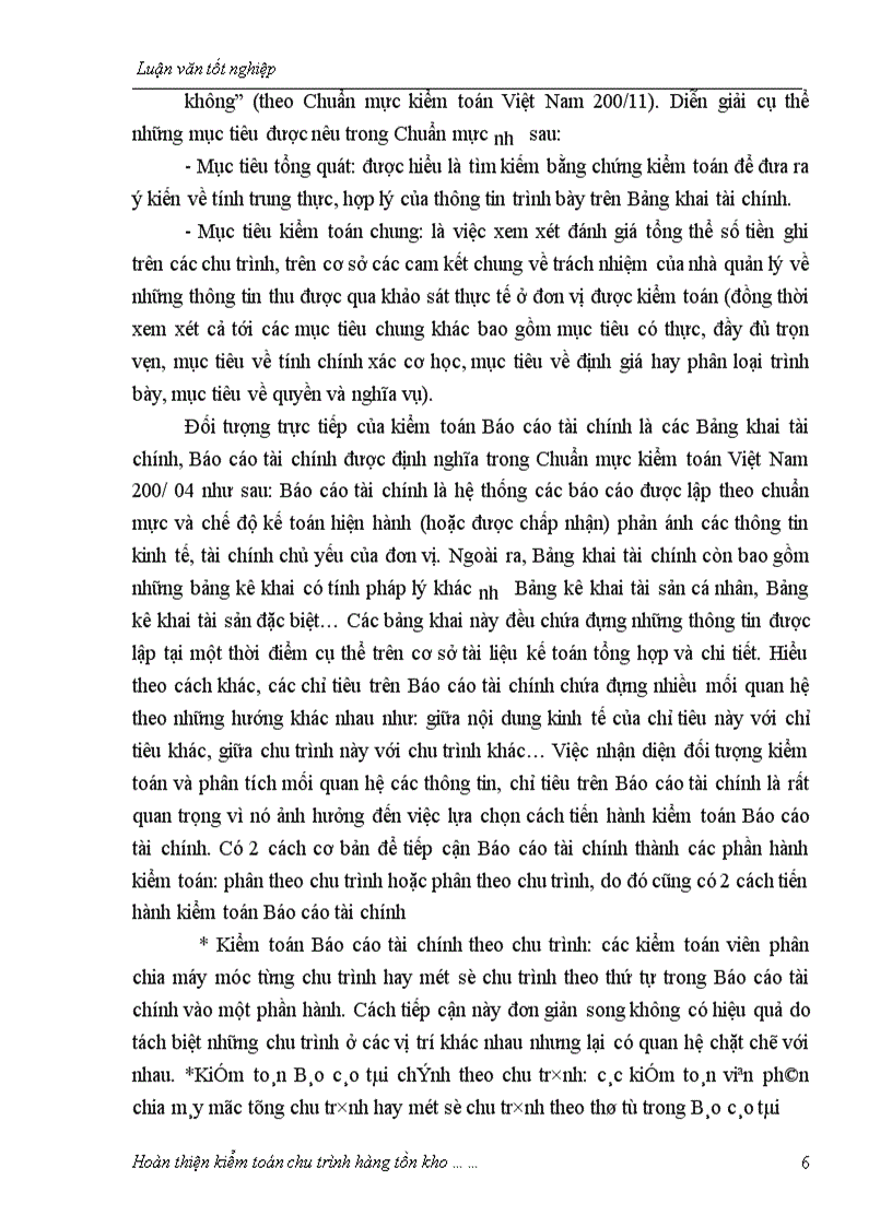 image for page Hoàn thiện kiểm toán chu trình hàng tồn kho trong kiểm toán Báo cáo tài chính do Công ty Kiểm toán tư vấn xây dựng Việt Nam thực hiện 1