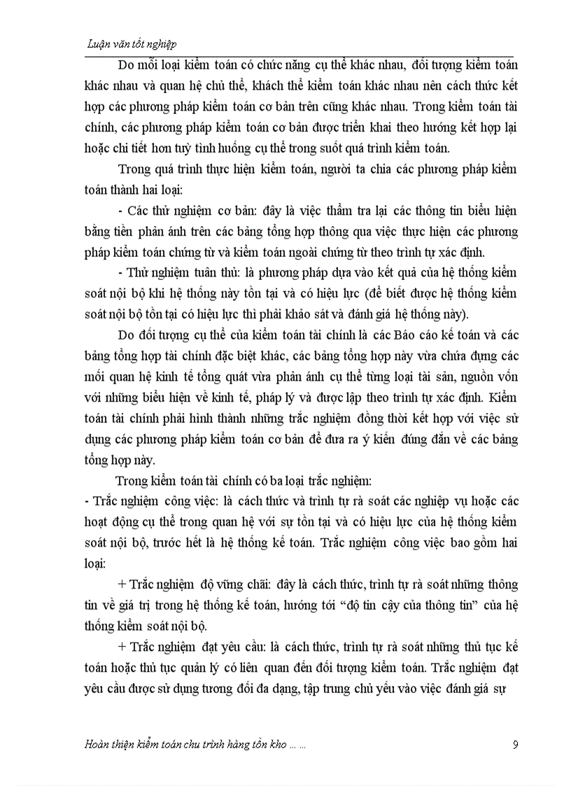 image for page Hoàn thiện kiểm toán chu trình hàng tồn kho trong kiểm toán Báo cáo tài chính do Công ty Kiểm toán tư vấn xây dựng Việt Nam thực hiện 1