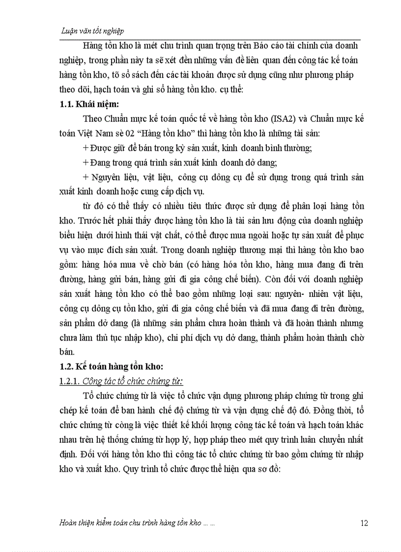 image for page Hoàn thiện kiểm toán chu trình hàng tồn kho trong kiểm toán Báo cáo tài chính do Công ty Kiểm toán tư vấn xây dựng Việt Nam thực hiện 1