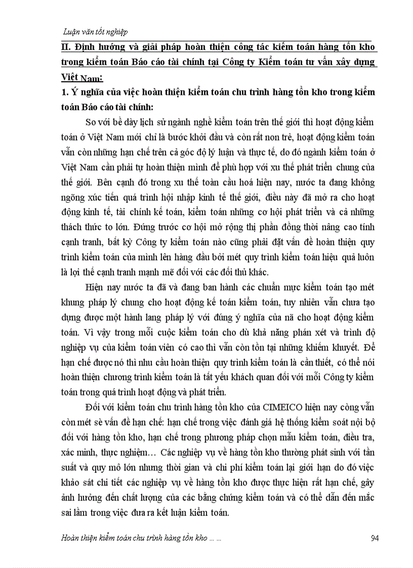 image for page Hoàn thiện kiểm toán chu trình hàng tồn kho trong kiểm toán Báo cáo tài chính do Công ty Kiểm toán tư vấn xây dựng Việt Nam thực hiện 1