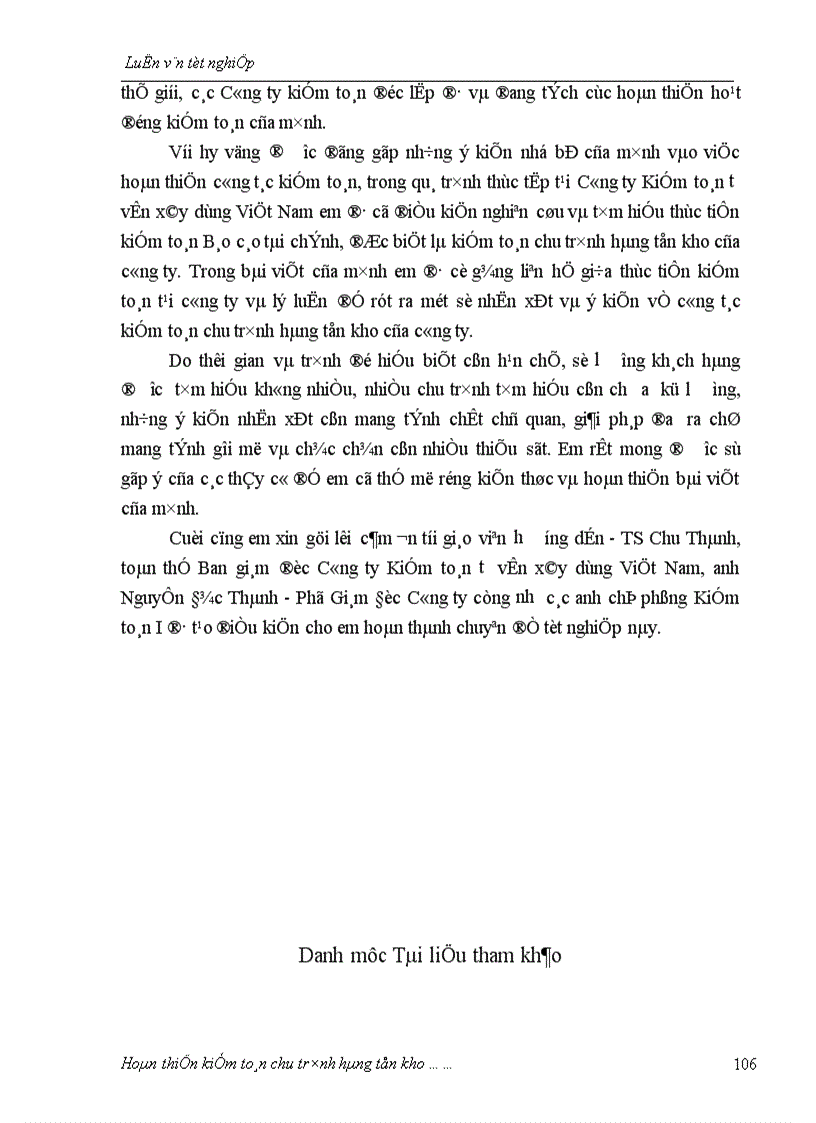 image for page Hoàn thiện kiểm toán chu trình hàng tồn kho trong kiểm toán Báo cáo tài chính do Công ty Kiểm toán tư vấn xây dựng Việt Nam thực hiện 1