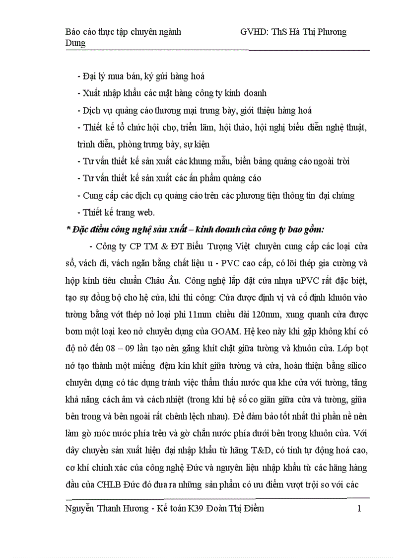 image for page Hoàn thiện kế toán nguyên vật liệu tại Công ty cổ phần thương mại đầu tư Biểu Tượng Việt 1