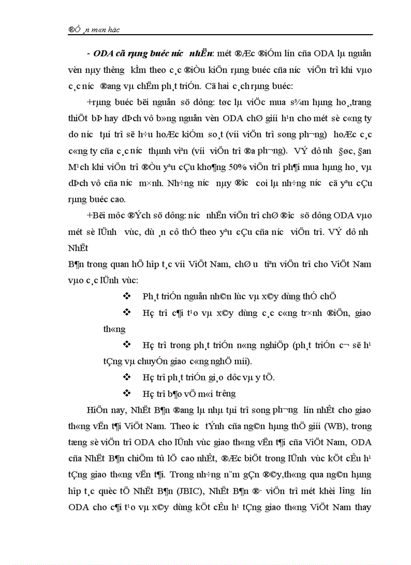 image for page Thực trạng thu hút và sử dụng nguồn vốn ODA ở nước ta 1