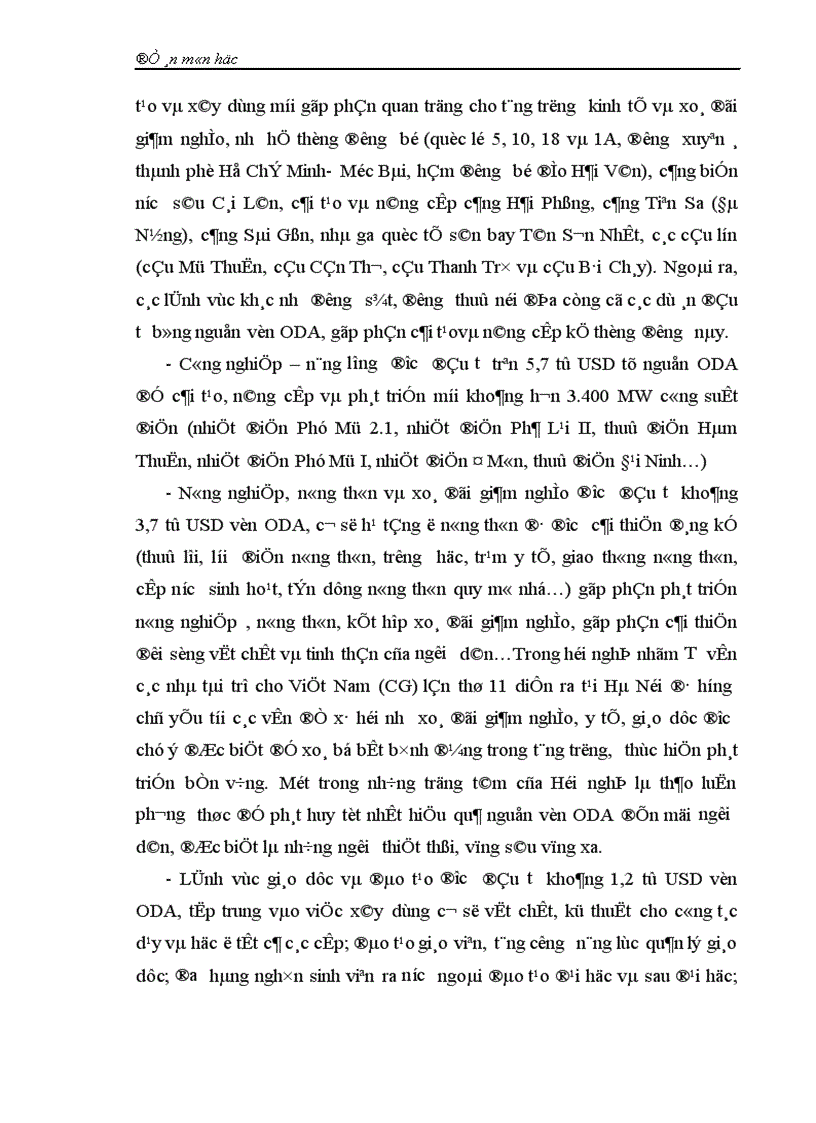 image for page Thực trạng thu hút và sử dụng nguồn vốn ODA ở nước ta 1