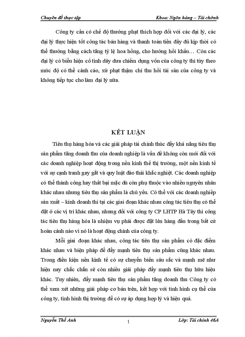 image for page Giải pháp tài chính nhằm đẩy mạnh công tác tiêu thụ và tăng doanh thu tiêu thụ sản phẩm tại Công ty CP LHTP Hà Tây