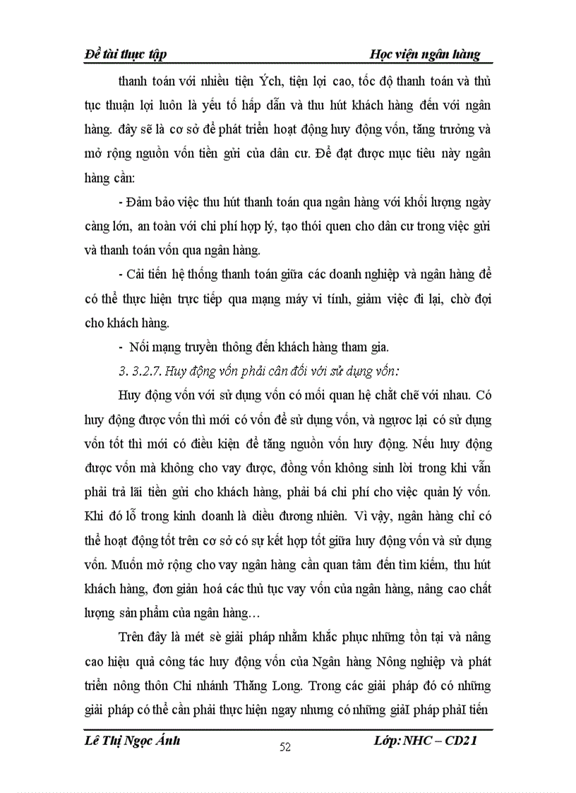 image for page Giải pháp nâng cao hiệu quả nghiệp vụ huy động vốn và kế toán huy động vốn tại ngân hàng nông nghiệp và phát triển Thăng Long 1