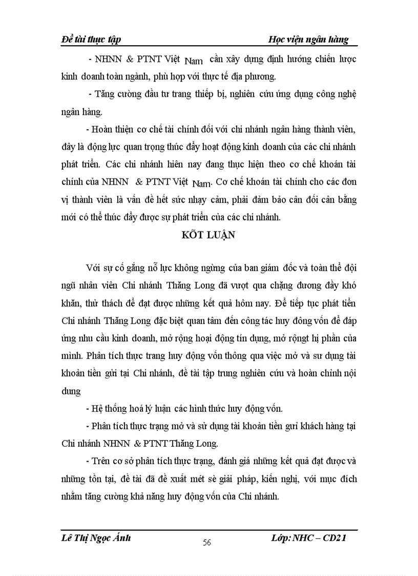 image for page Giải pháp nâng cao hiệu quả nghiệp vụ huy động vốn và kế toán huy động vốn tại ngân hàng nông nghiệp và phát triển Thăng Long 1